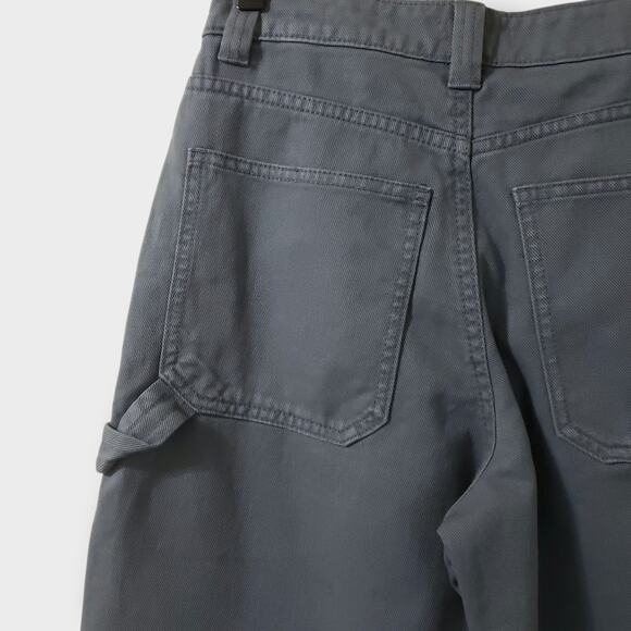 Aritzia TNA Greenwich Pant Utility Carpenter Jean Grey Sz 2 Relaxed Baggy Casual - Picture 5 of 13